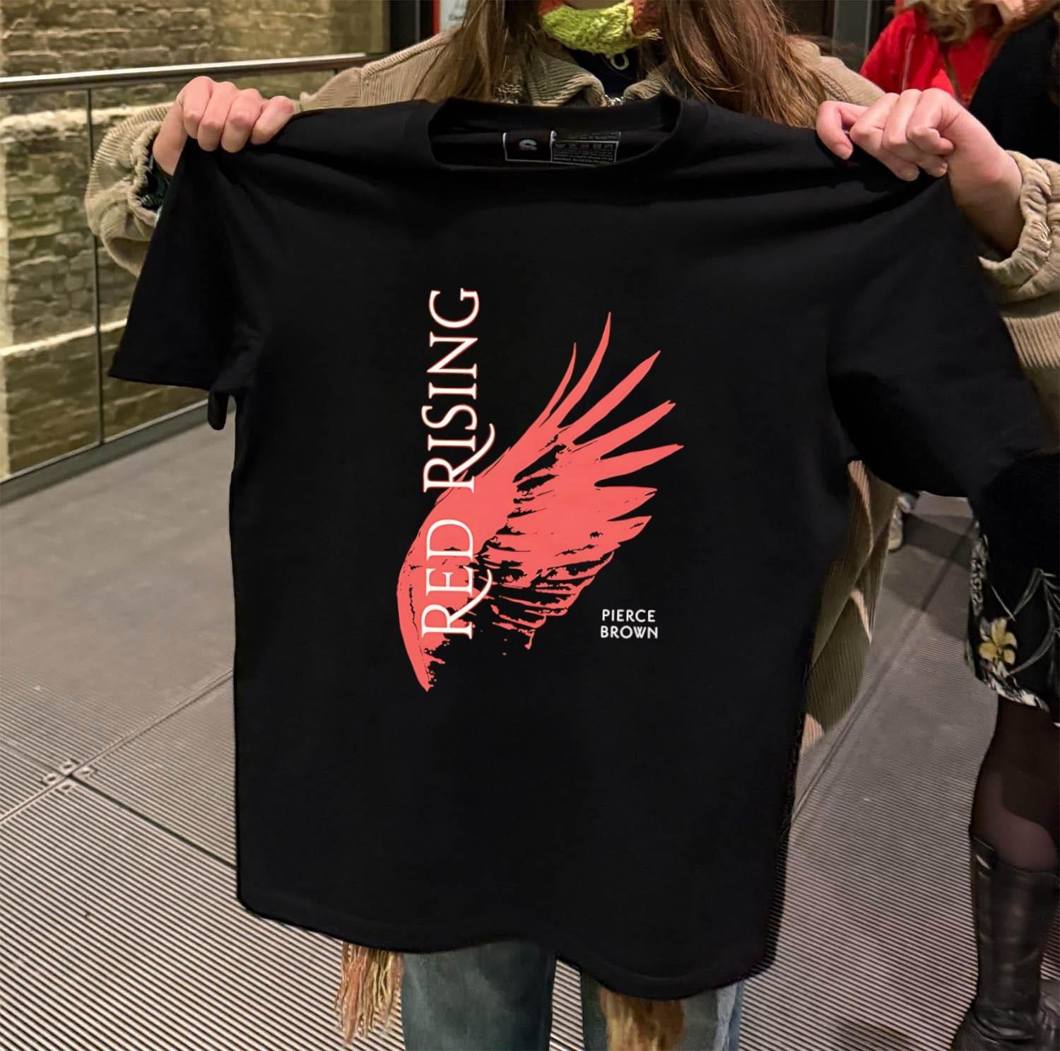 Red Rising pierce brown shirt