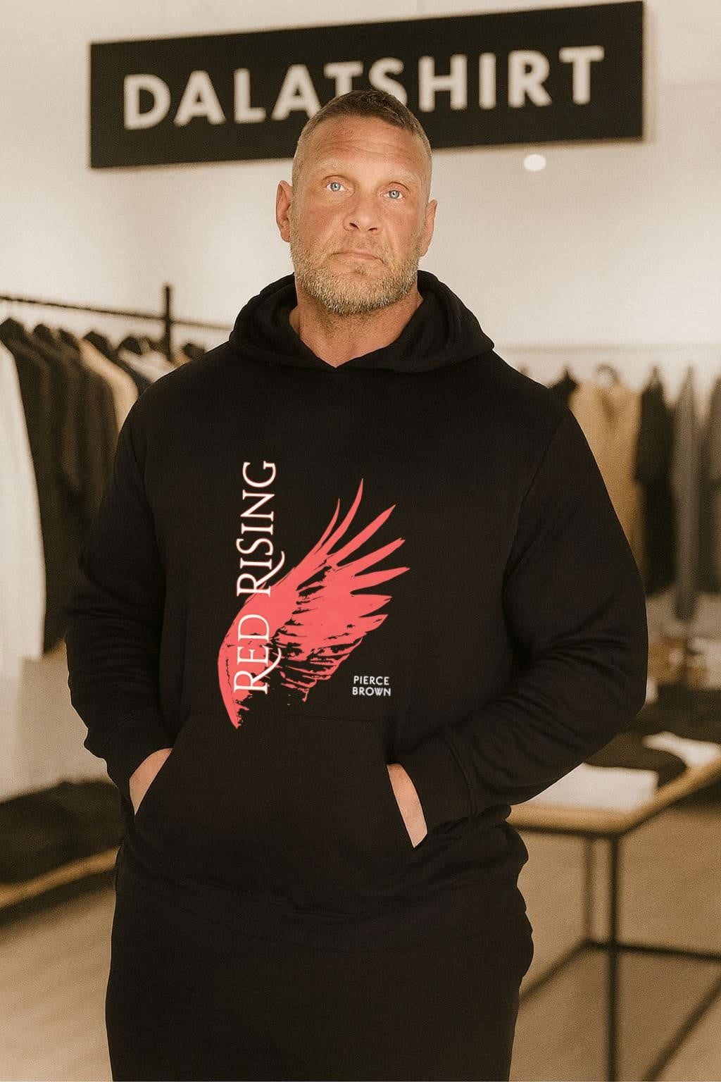 Red Rising pierce brown shirt