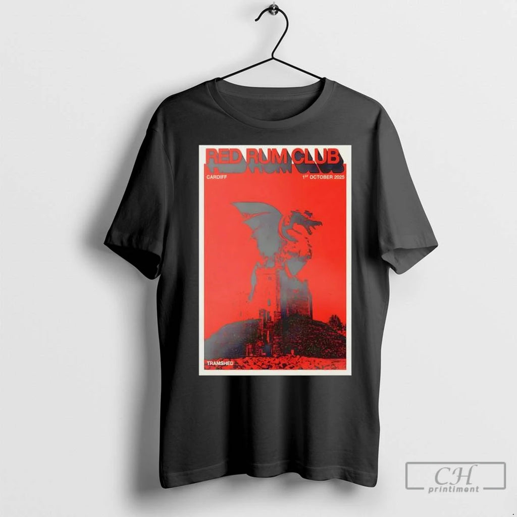 Red Rum Club Tour October 1 2025 Cardiff Uk T Shirts