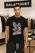 Red White Atlanta Falcons Eagle Bird Clutching American Football shirt