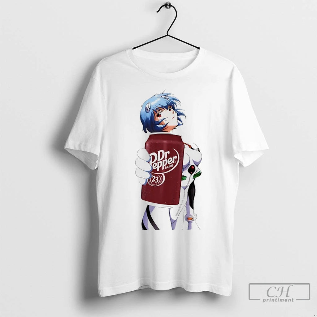 Rei Ayanami X Dr Pepper T Shirts