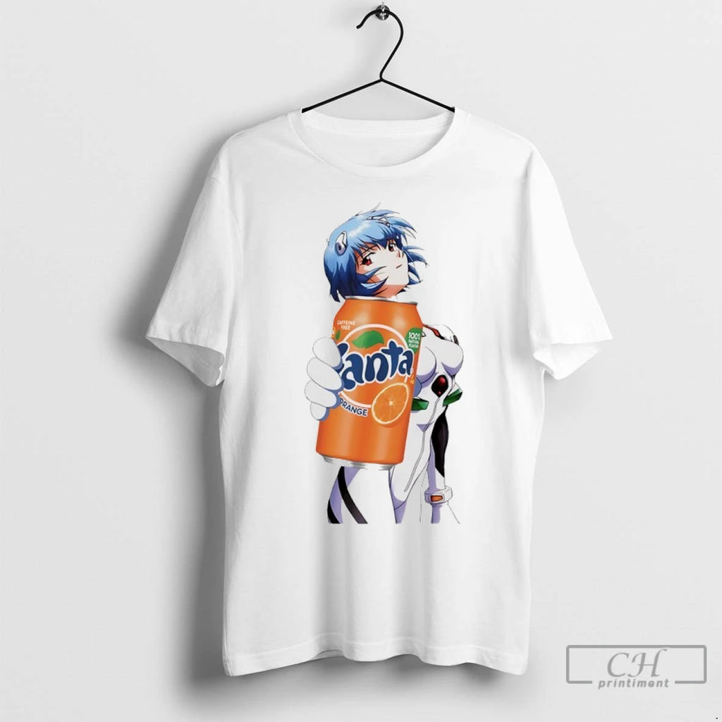 Rei Ayanami X Fanta Orange T Shirts