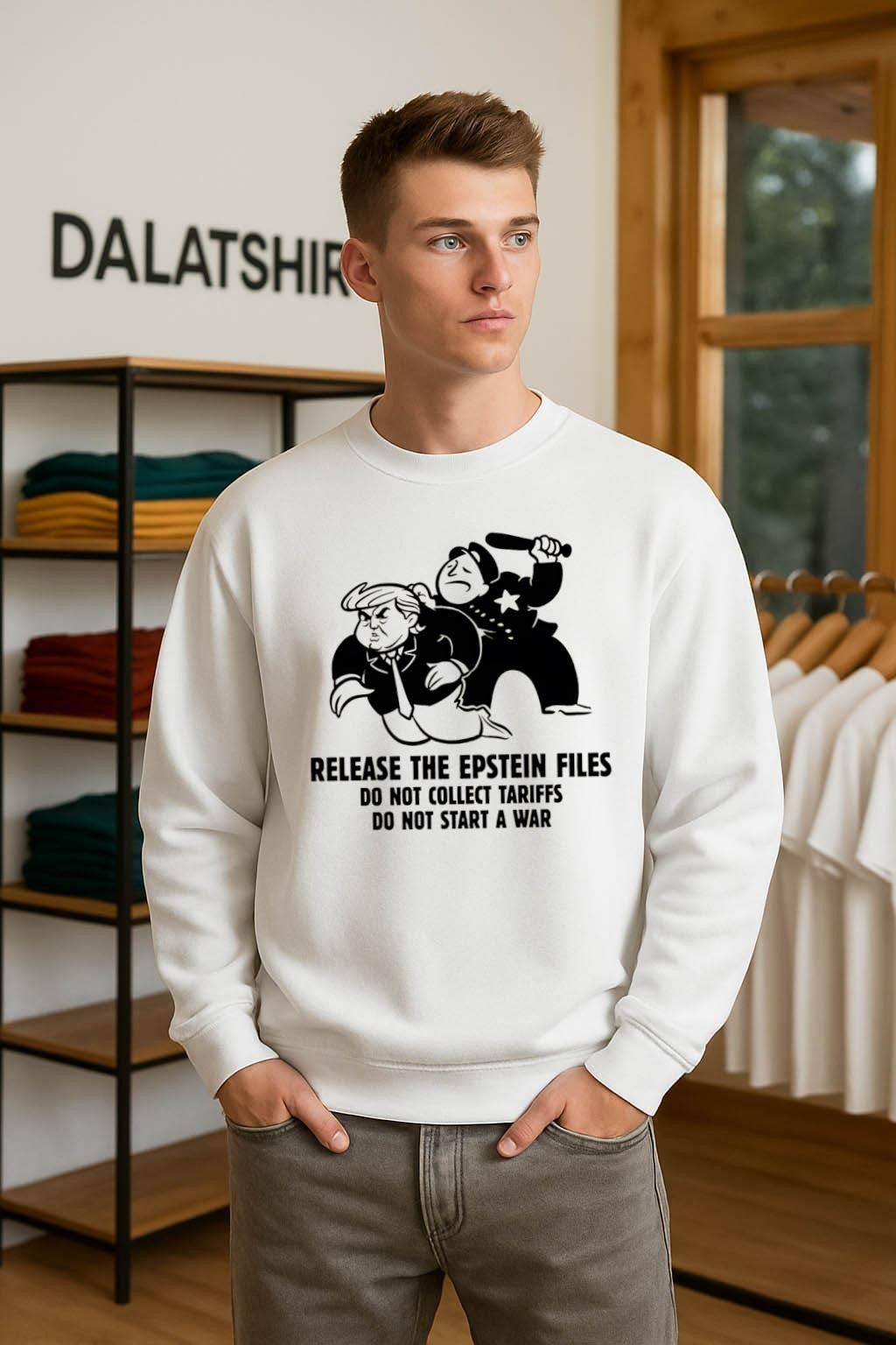 Release The Epstein Files Do Not Collect Tariffs Political shirt