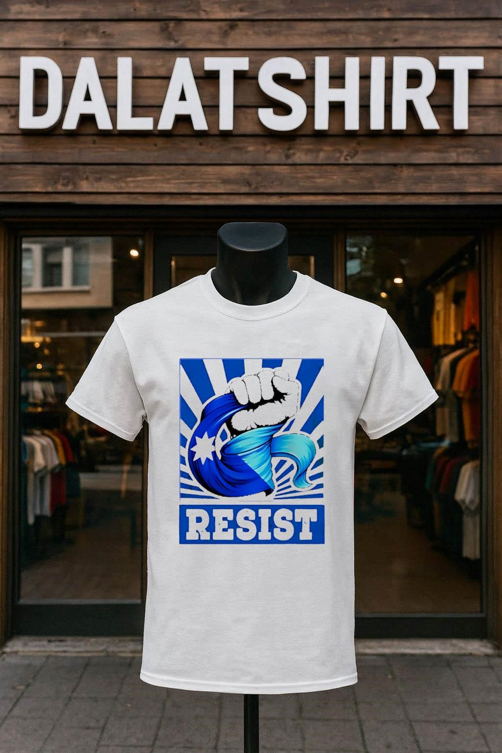 Resist Raising Fist Blue State Of Minnesota Star shirt