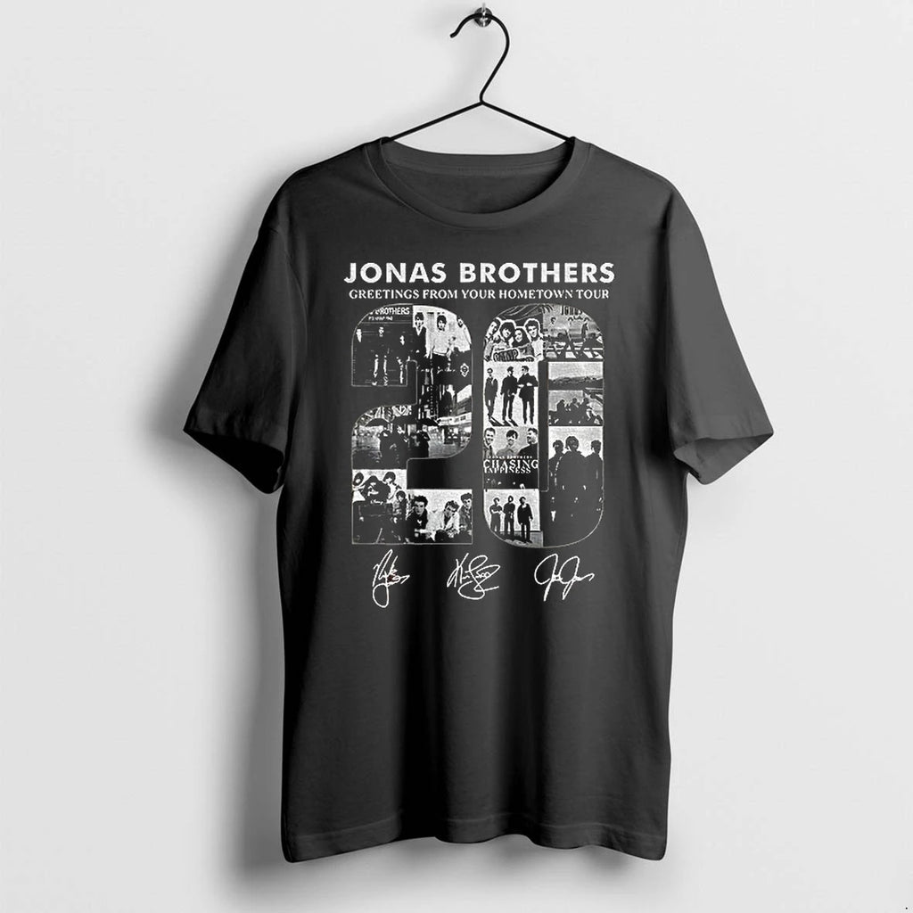 Retro Jonas Brothers Tour Greetings From Your Hometown Tour Signature Tshirts Sweater