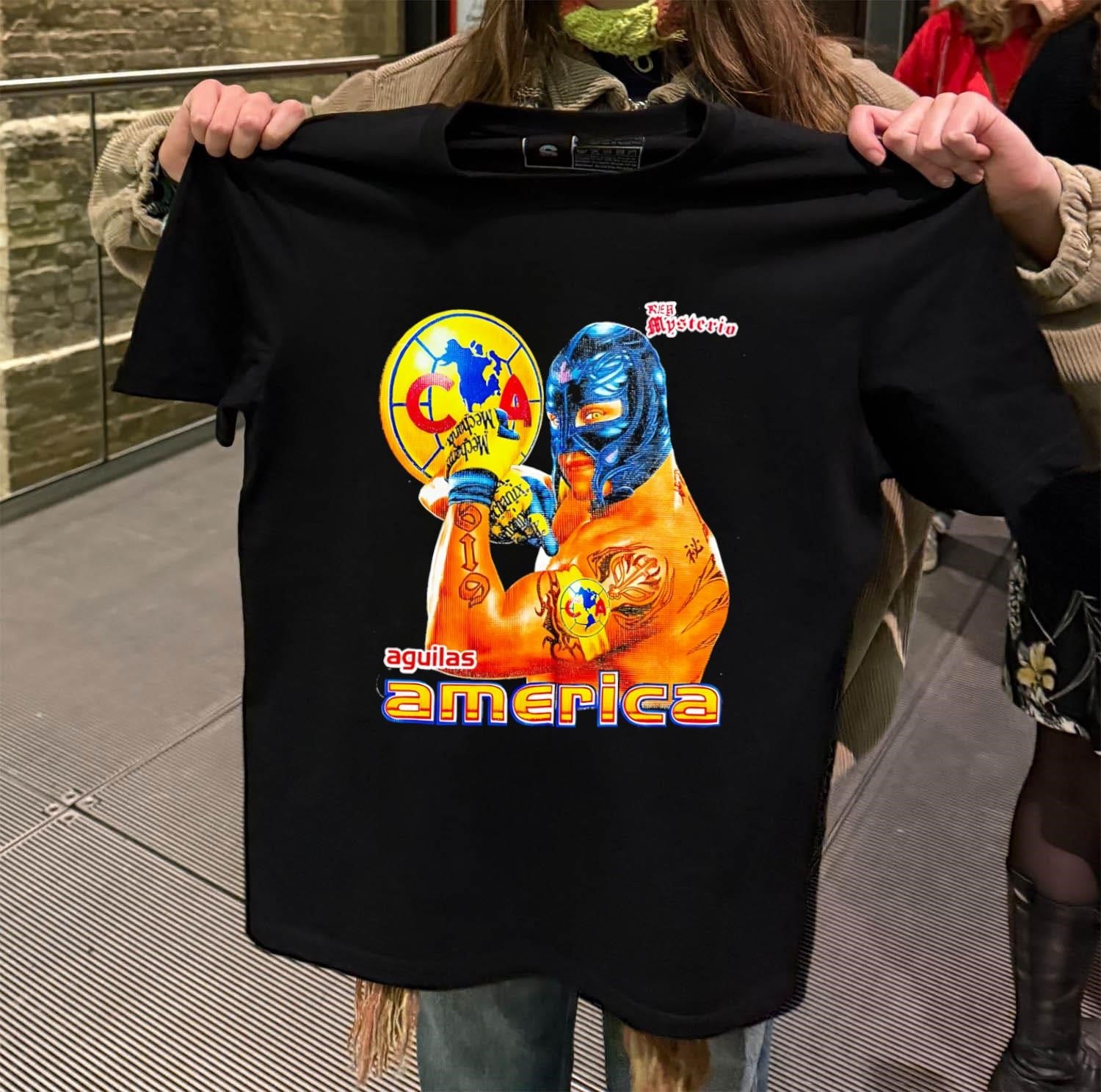 Rey Mysterio Aguilas America Mexican Wrestling shirt