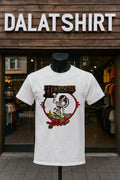 Rick Griffin Mexican Food Woman Roses Plate Graphic shirt