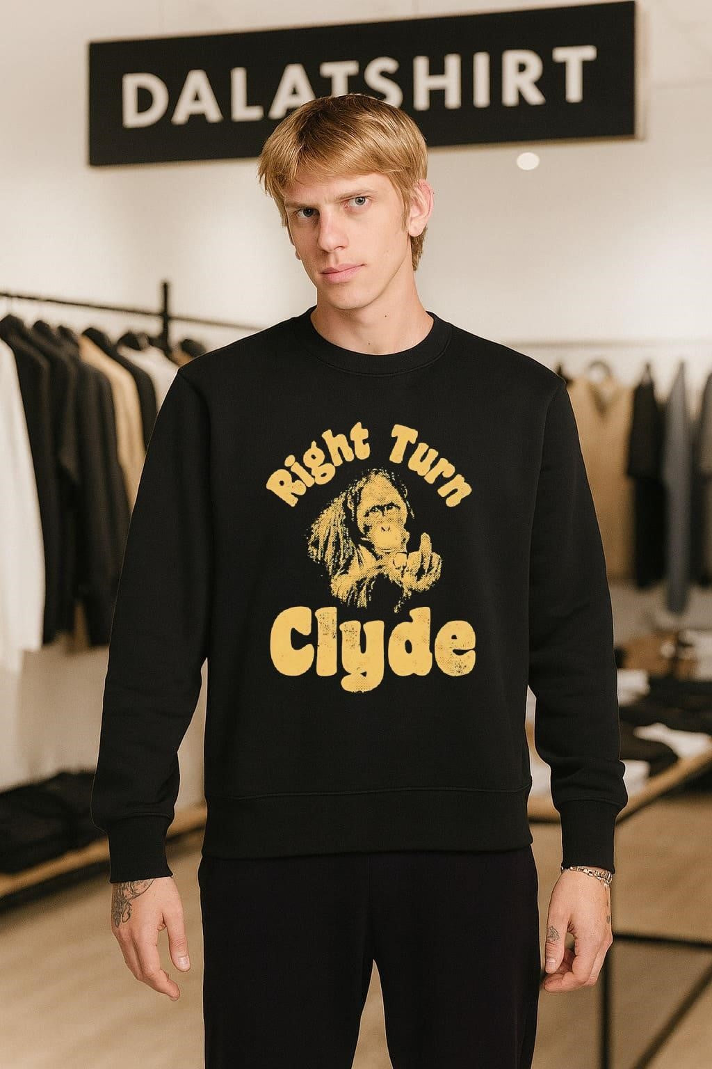 Right Turn Clyde Every Which Way But Loose Orangutan shirt