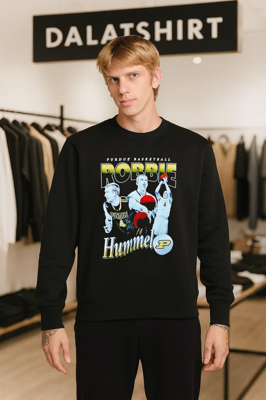 Robbie Hummel Purdue Basketball College Sports Fan Graphic shirt
