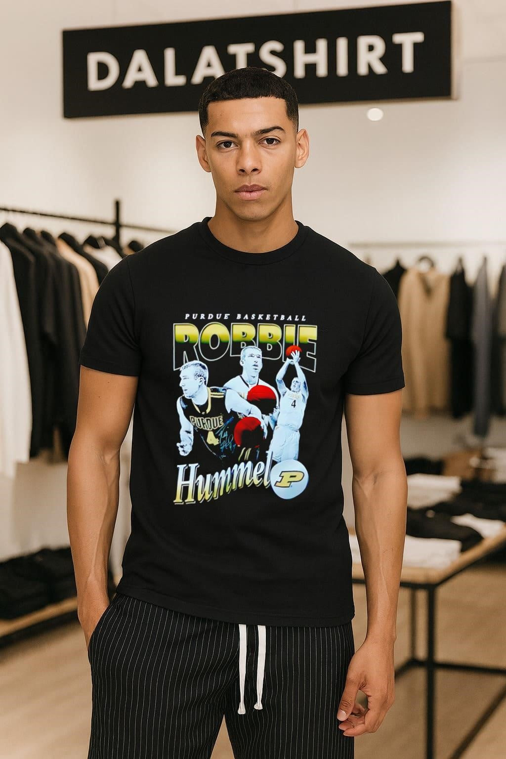 Robbie Hummel Purdue Basketball College Sports Fan Graphic shirt