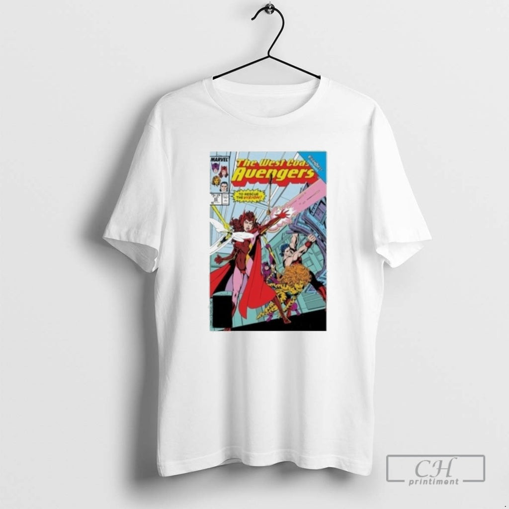 Robert Downey Jr Wearing The West Coast Avengers T Shirts