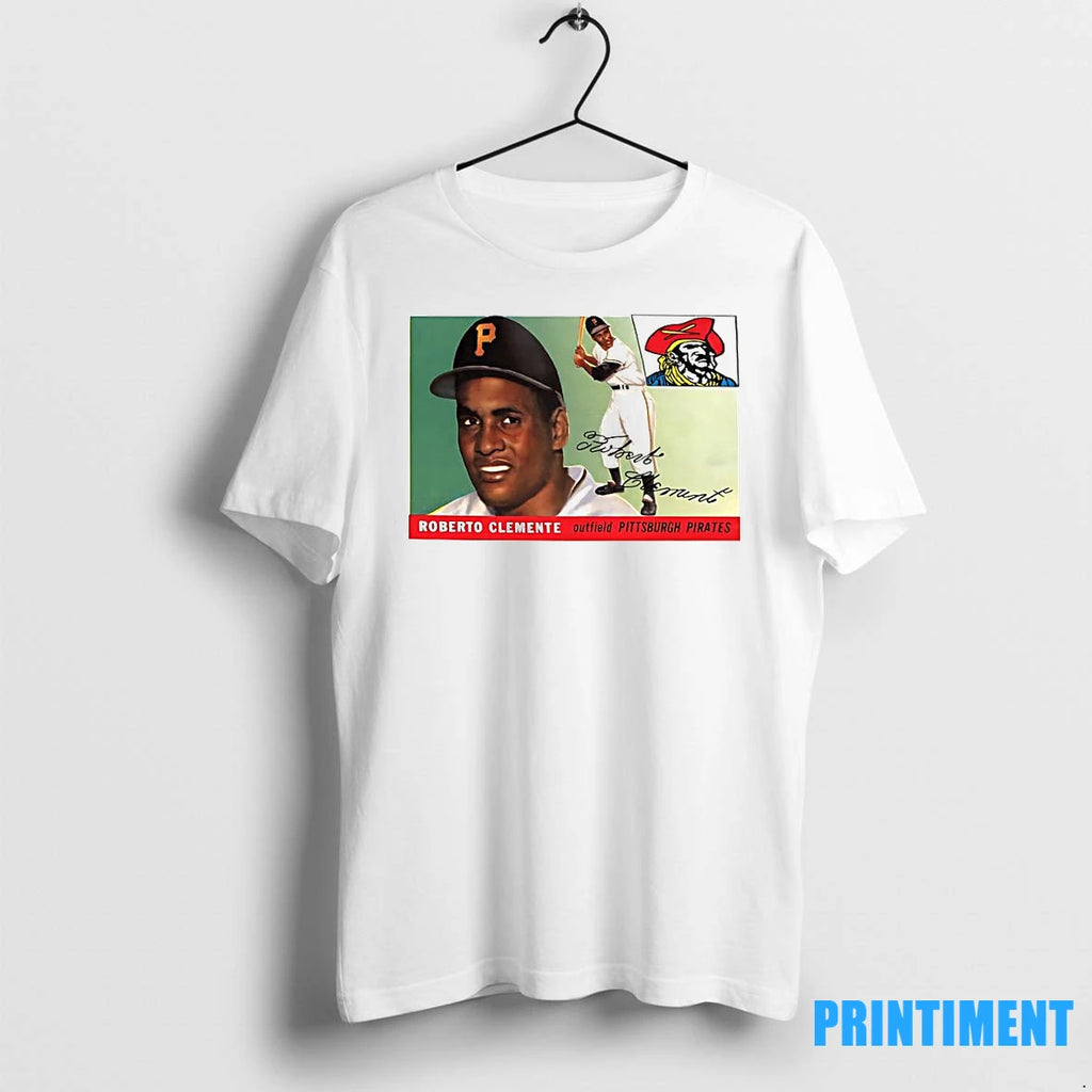 Roberto Clemente Pittsburgh Pirates 1955 Topps Baseball Card Player Photo Tshirts Sweater