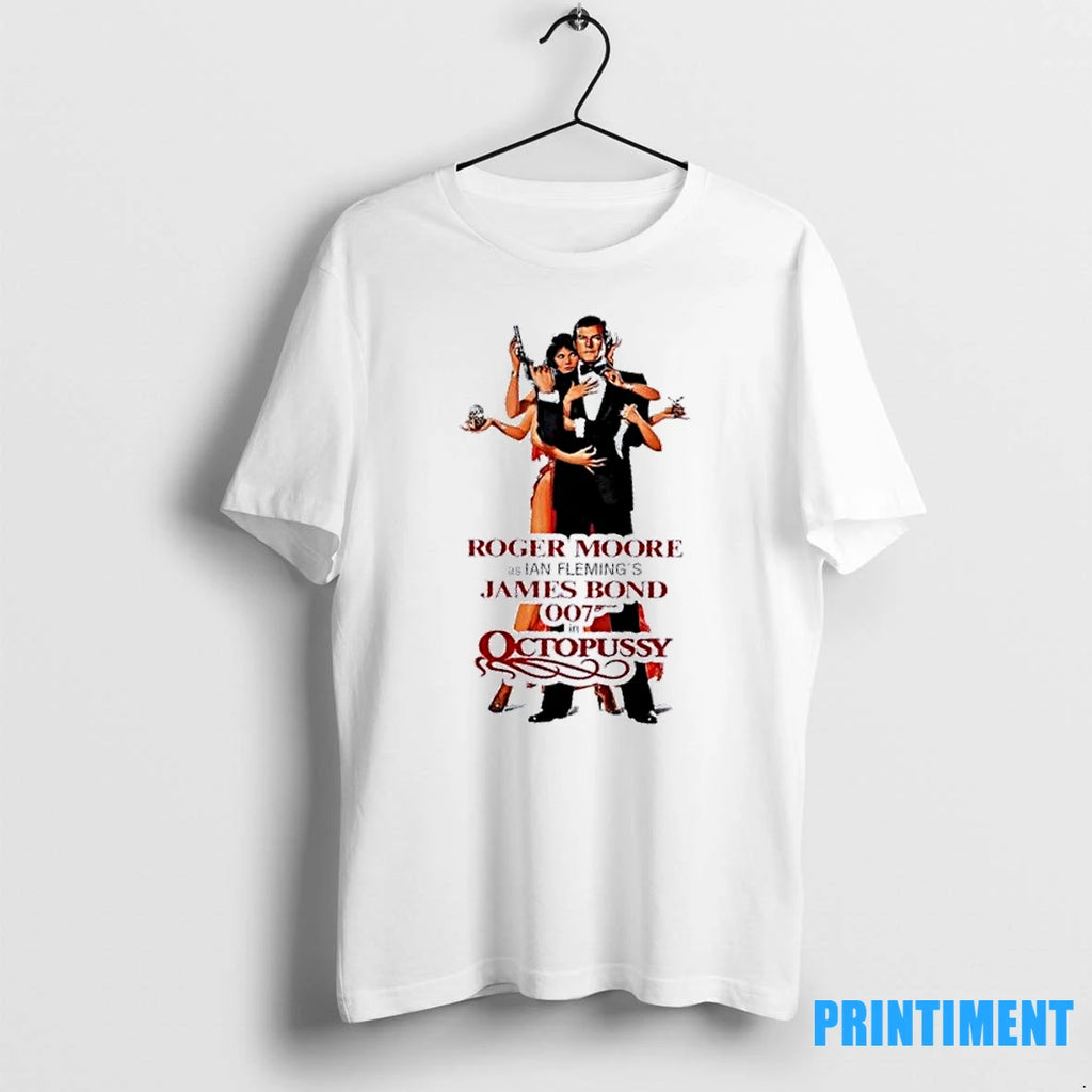 Roger Moore As Ian Flemings James Bond 007 In Octopussy Tshirts Sweater