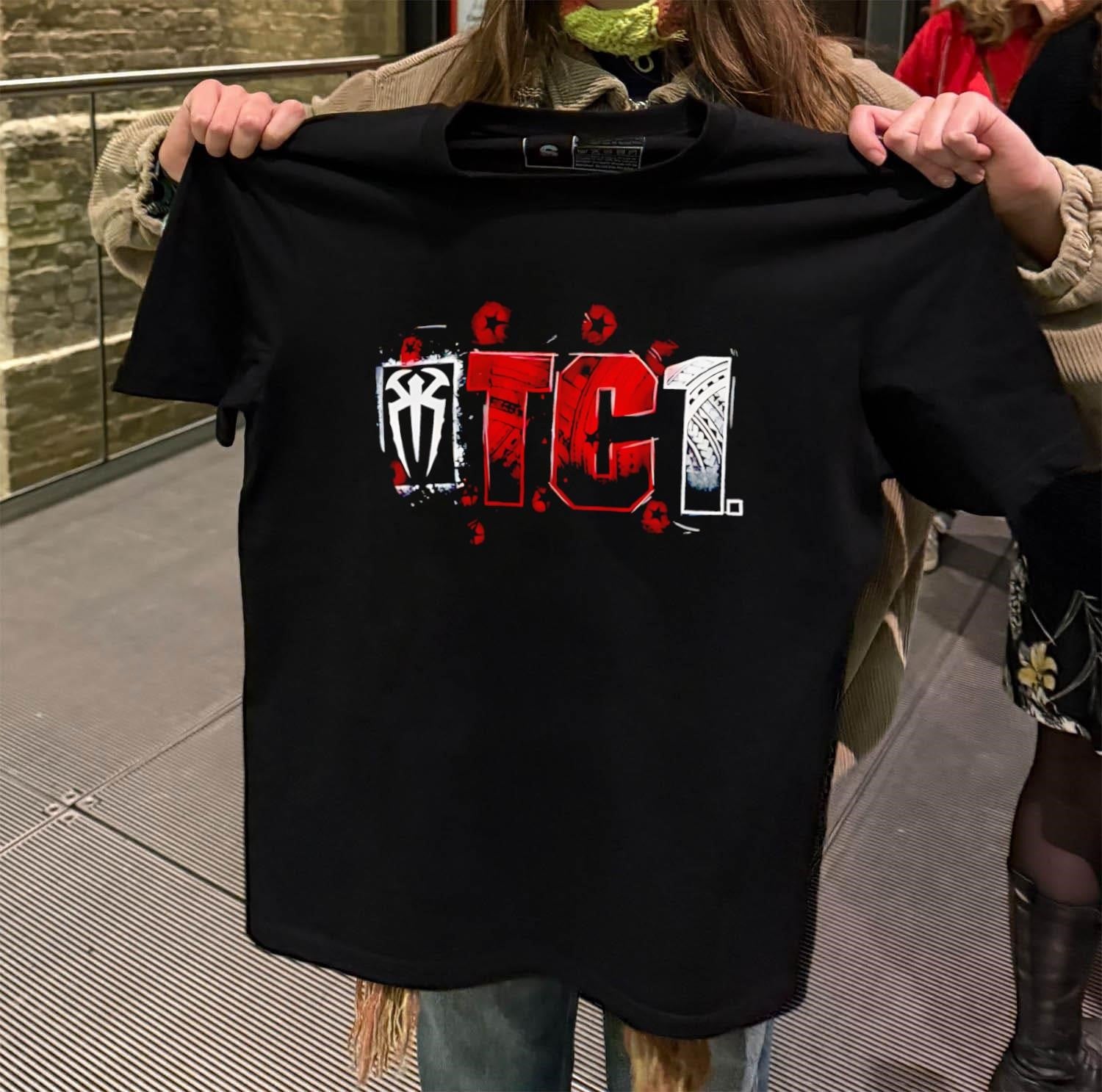 Roman Reigns logo TCI number one tribal design shirt