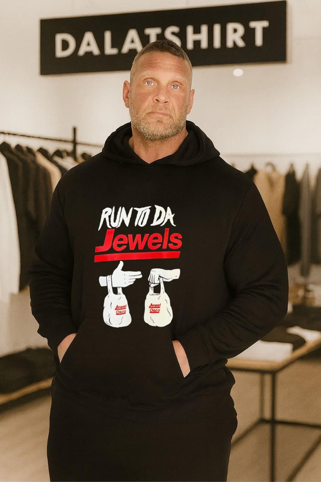 Run To Da Jewels Jewel Osco grocery bags shirt