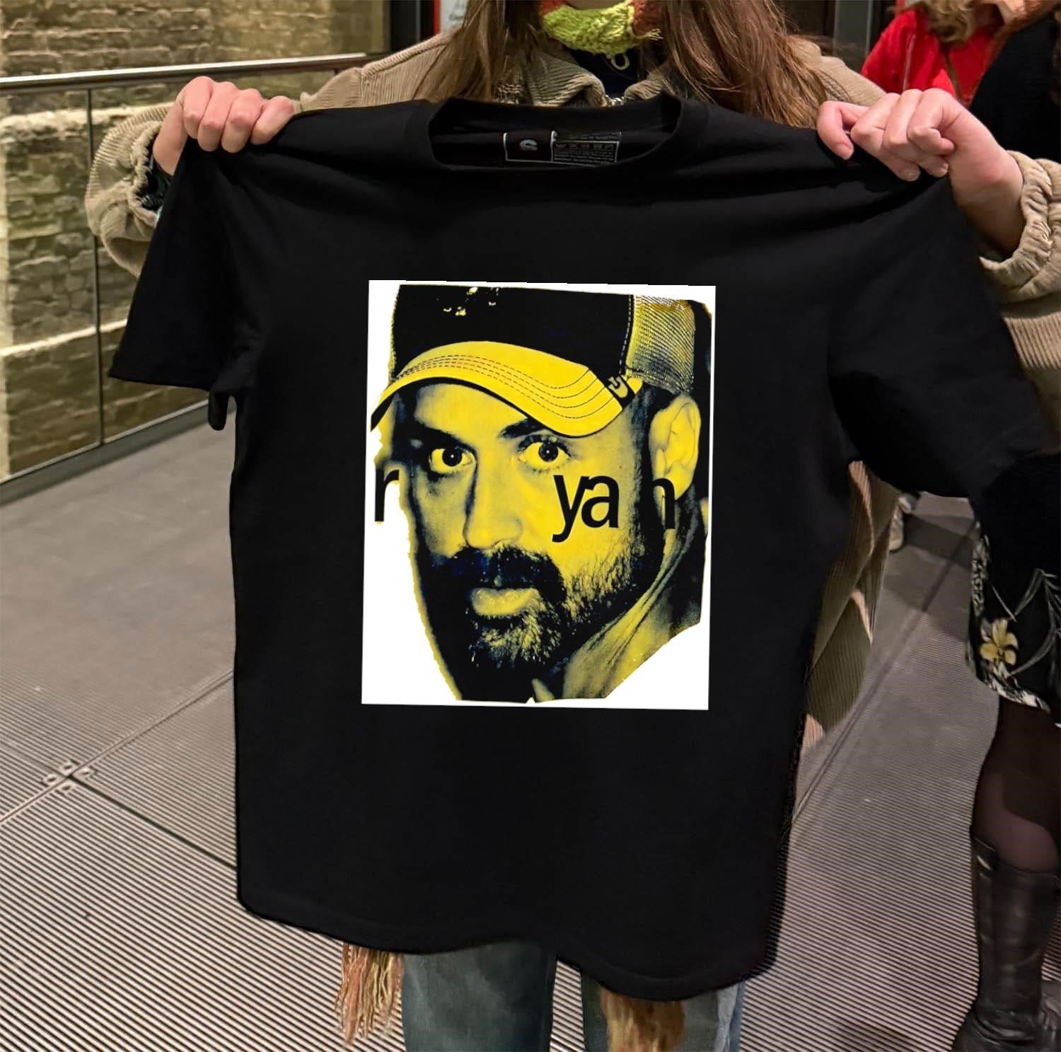 Ryan Yellow Portrait Photography Graphic Print shirt