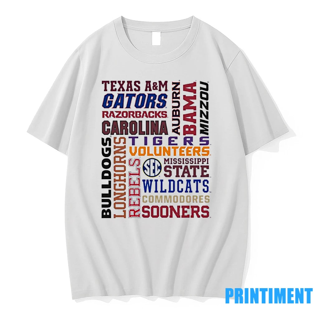 Sec Font Family Teams Tshirts Sweater