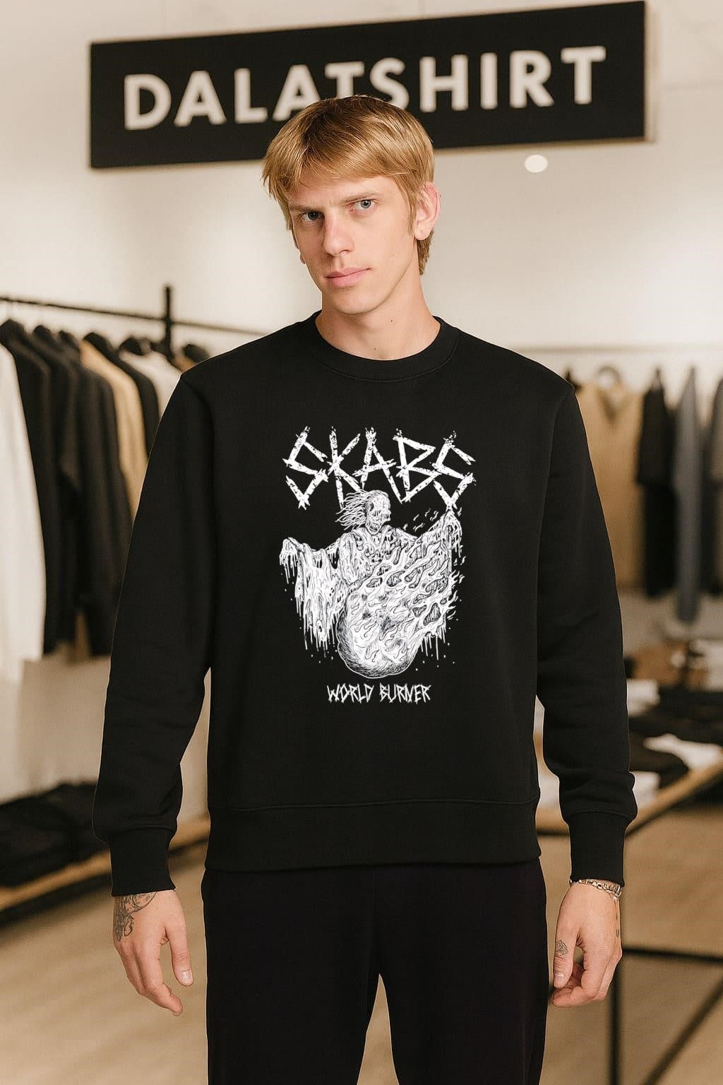 SKABS World Burner Skeleton shirt