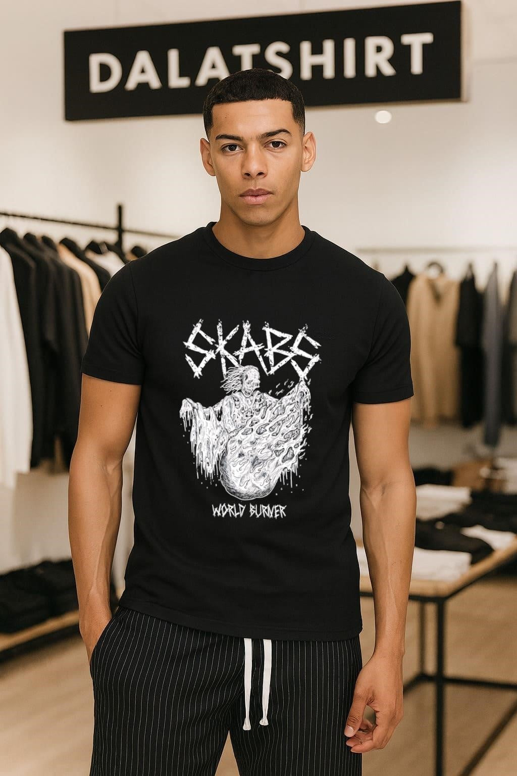 SKABS World Burner Skeleton shirt