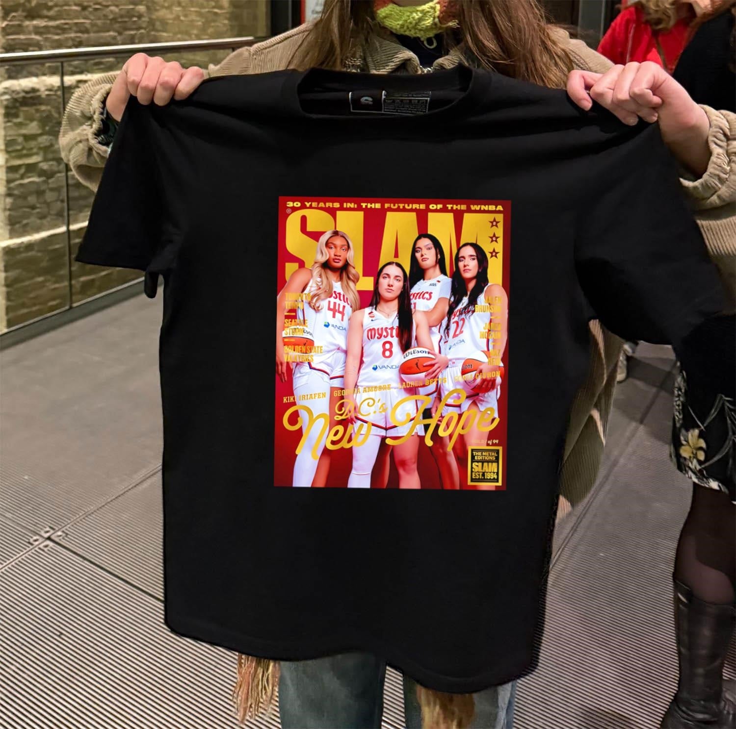 SLAM Gold Edition D.C.’s New Hope WNBA Basketball shirt