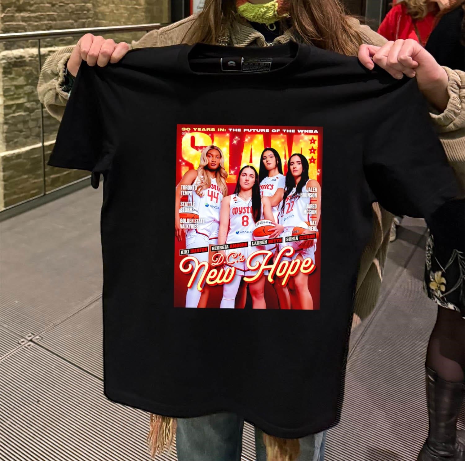 SLAM Magazine D.C.’s New Hope WNBA Basketball Stars shirt