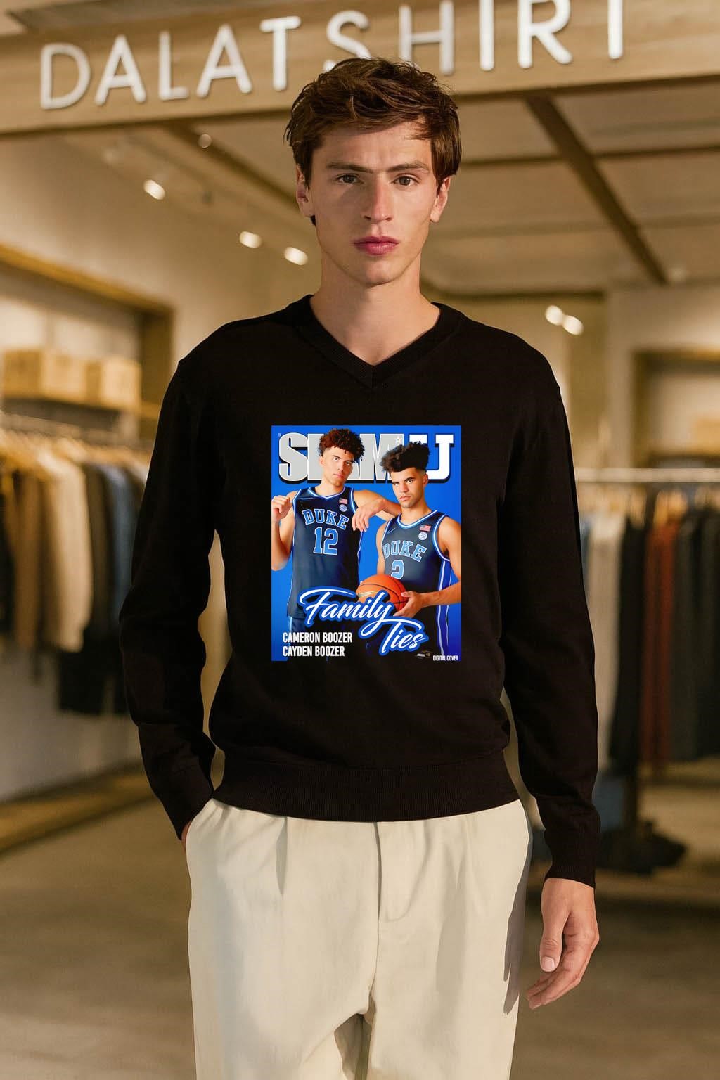 SLAM U Duke 12 9 Cameron Cayden Boozer Family Ties shirt