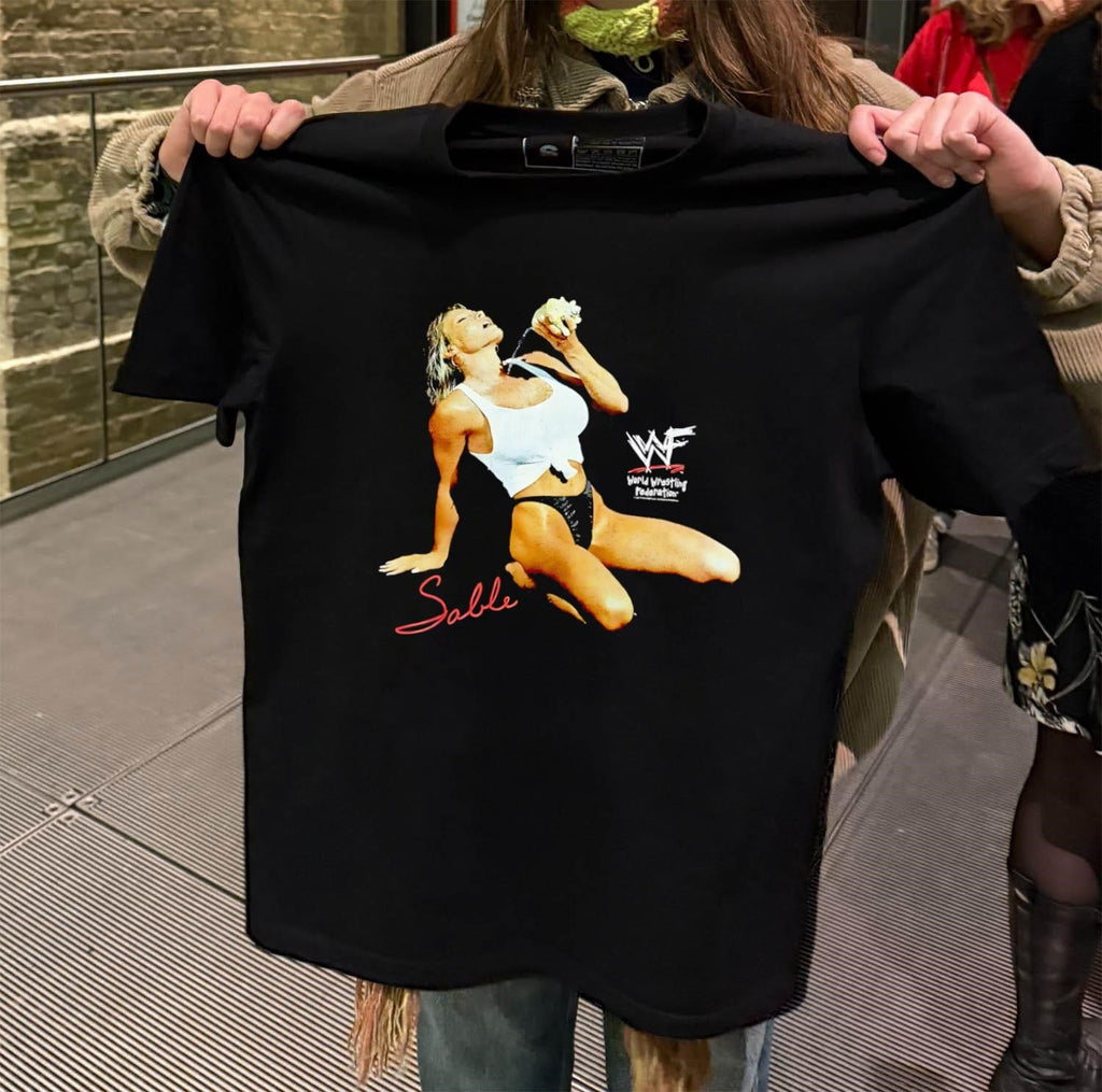 Sable WWF World Wrestling Federation shirt