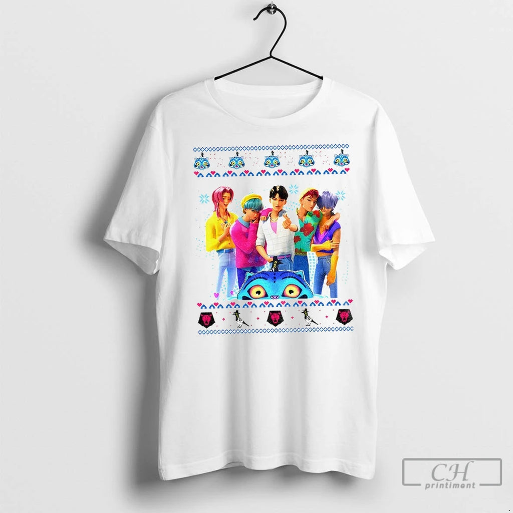 Saja Boys Band Ugly Derpy The Tiger Kpop Movie Tour Christmas T Shirts