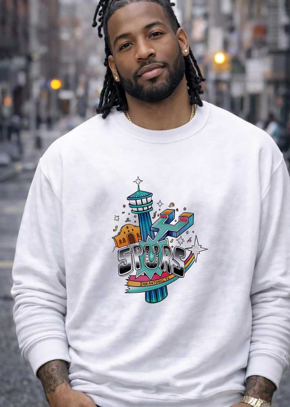 San Antonio Spurs Alamo Tower Space Needle Texas Basketball shirt