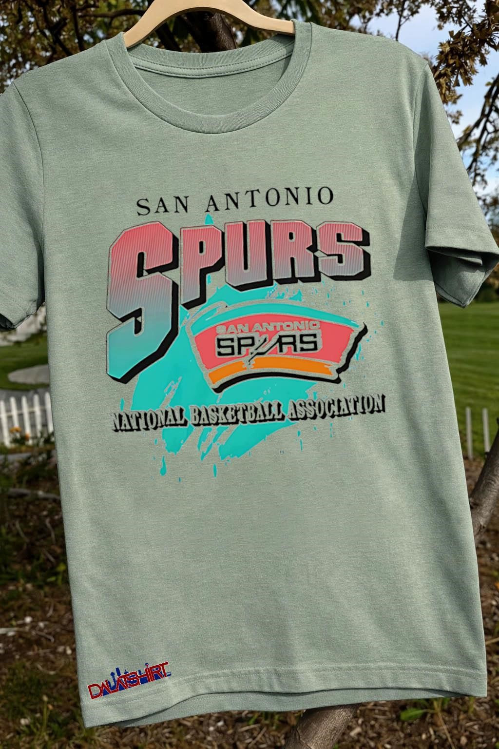 San Antonio Spurs National Basketball Association Retro Splash Logo shirt