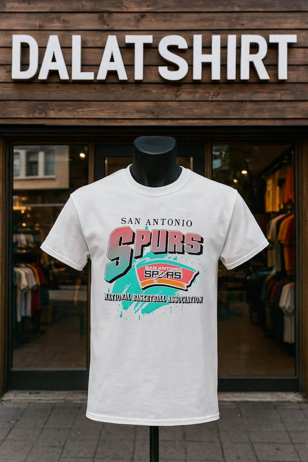 San Antonio Spurs National Basketball Association Retro Splash Logo shirt