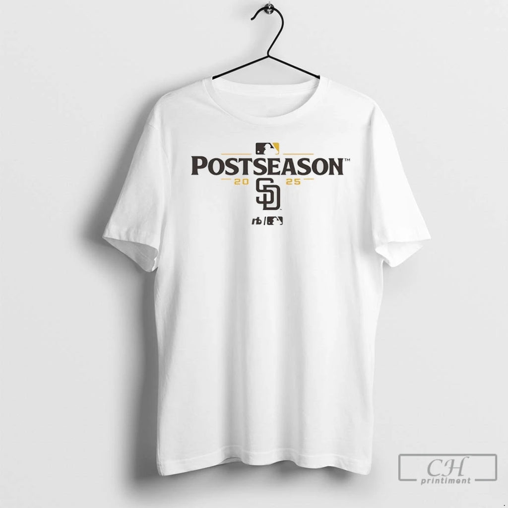 San Diego Padres 2025 Mlb Postseason T Shirts