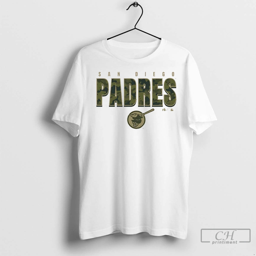 San Diego Padres Camo Mlb Postseason 2025 T Shirts