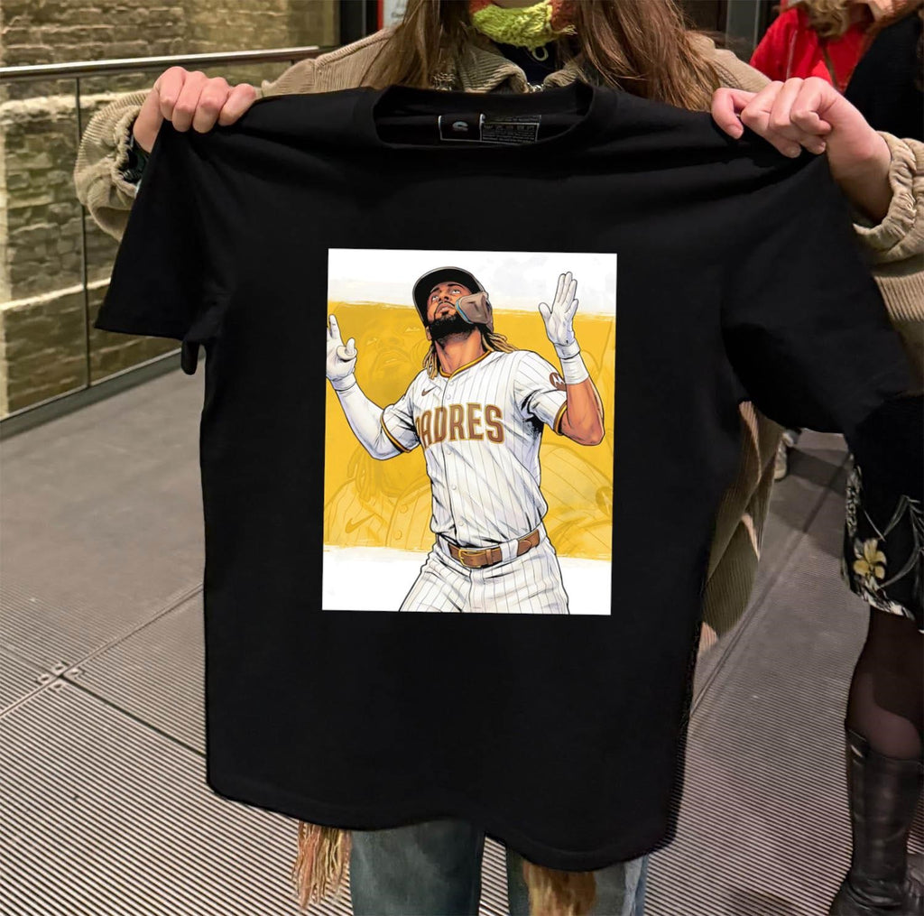 San Diego Padres Fernando Tatis Jr Baseball Player Illustration shirt