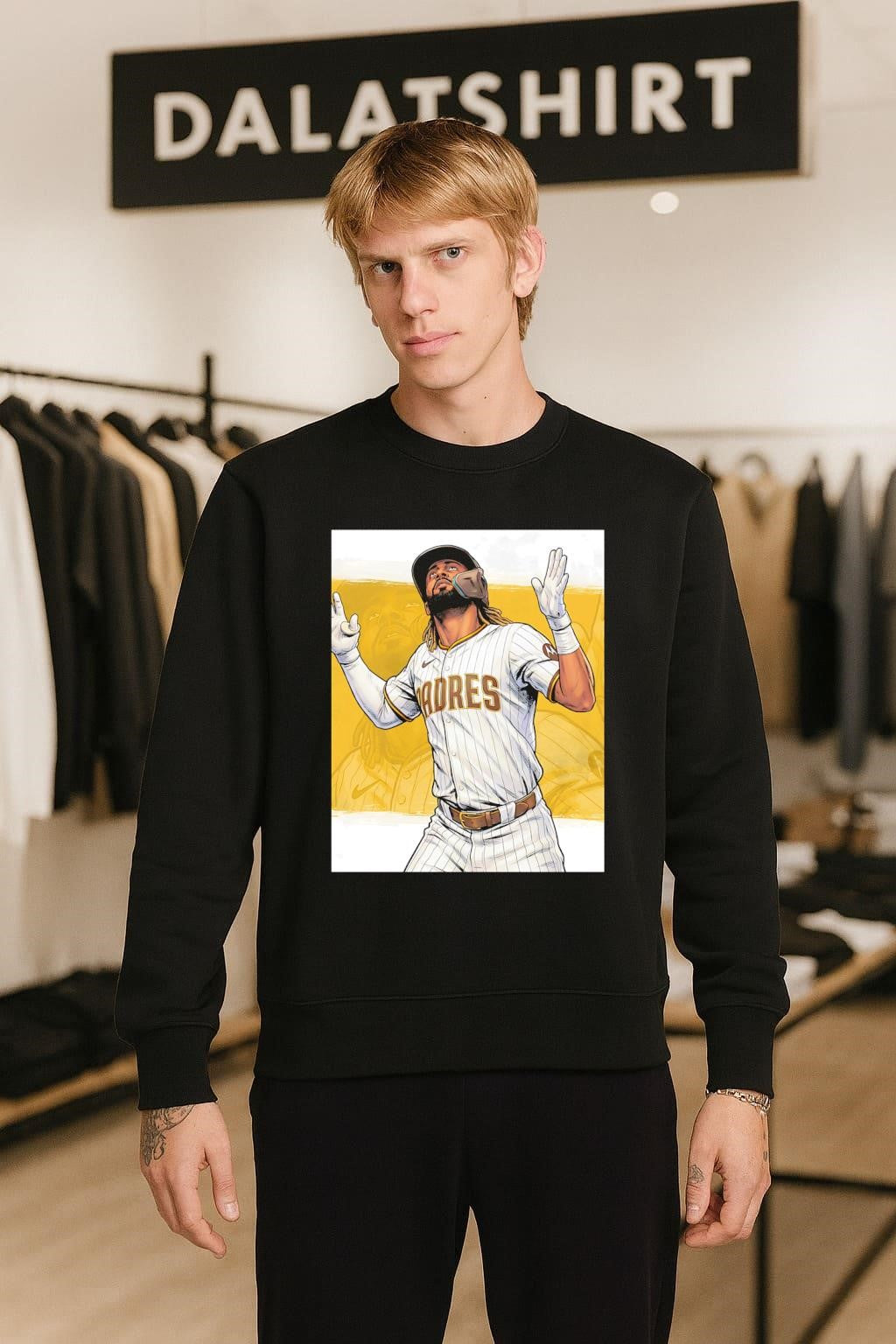 San Diego Padres Fernando Tatis Jr Baseball Player Illustration shirt