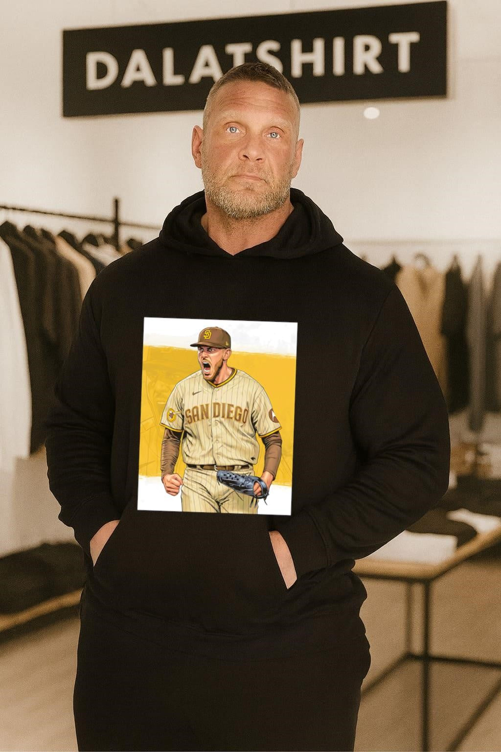 San Diego Padres Joe Musgrove Pitching Baseball Player Graphic shirt