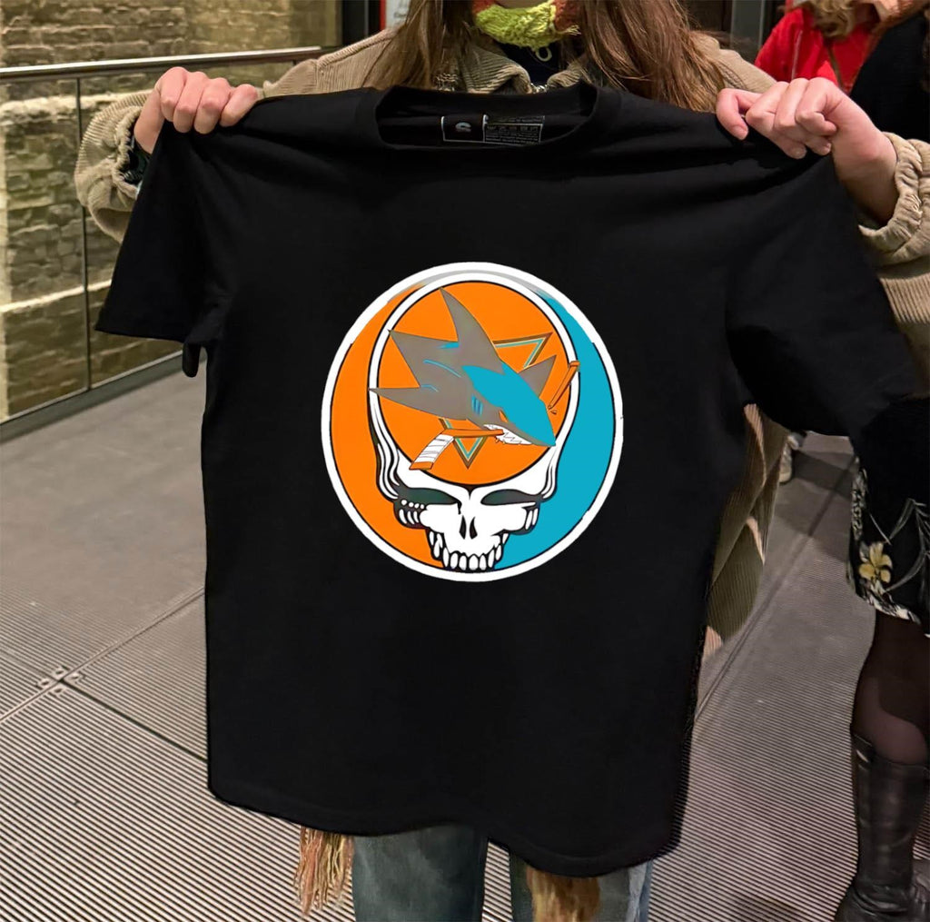 San Jose Sharks Grateful Dead Skull shirt