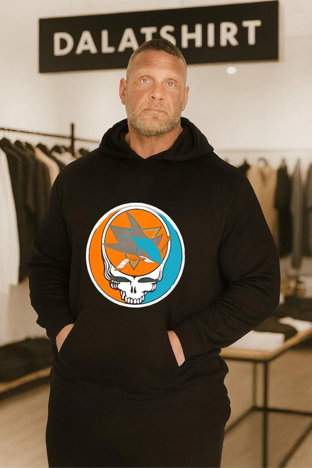 San Jose Sharks Grateful Dead Skull shirt