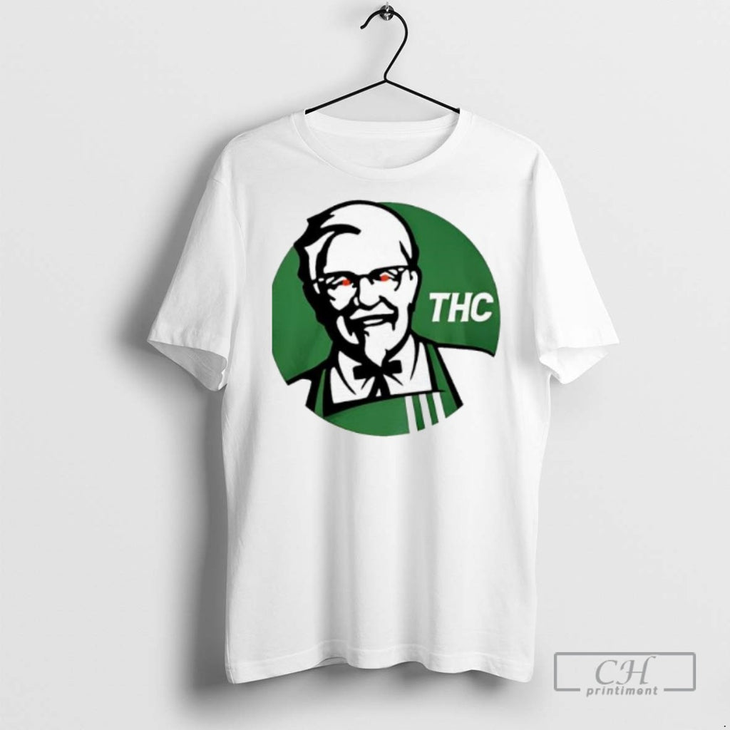 Sanders Thc Kfc Parody Logo T Shirts