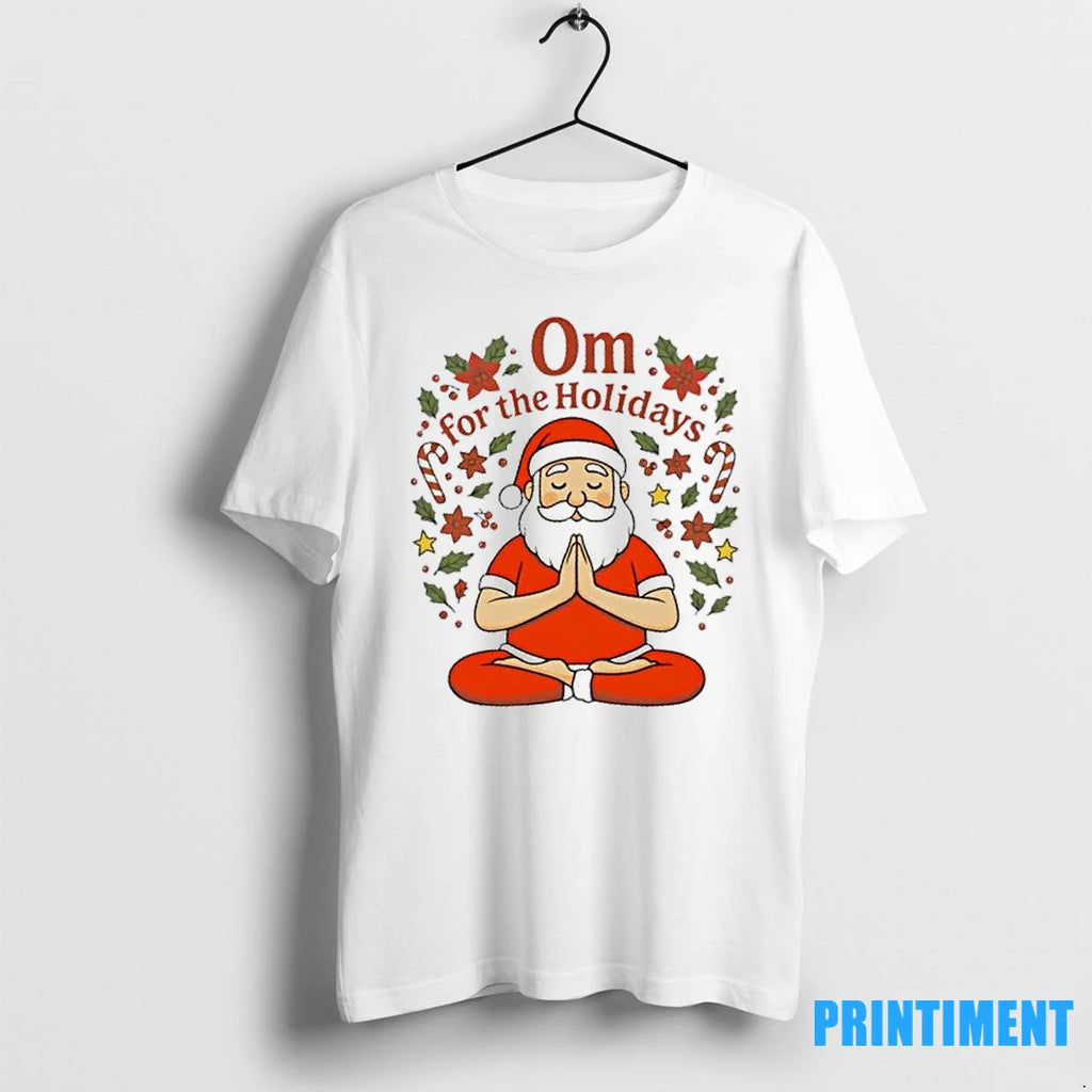 Santa Om For The Holidays Christmas Tshirts Sweater