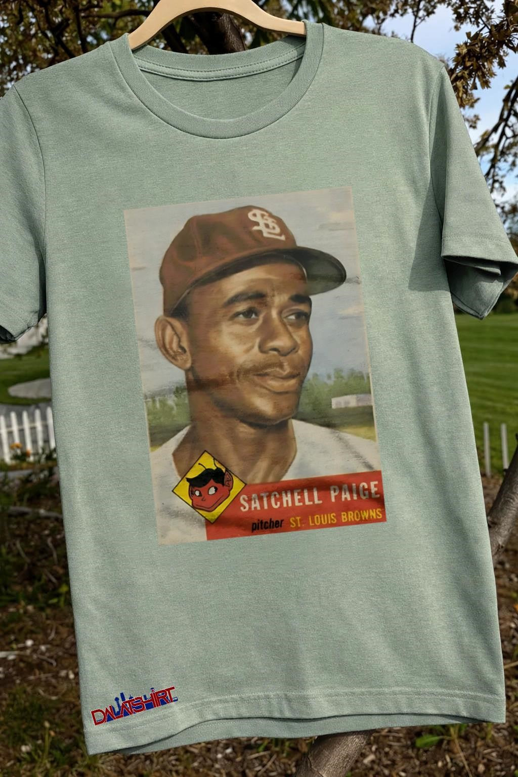 Satchell Paige St. Louis Browns Pitcher Baseball Card shirt