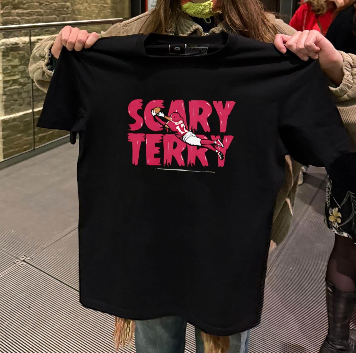 Scary Terry McLaurin Washington Football Number 17 Catch shirt