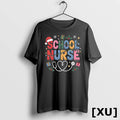 School Nurse Christmas Santa Cap Nursing Humor Xmas Tshirts Sweater