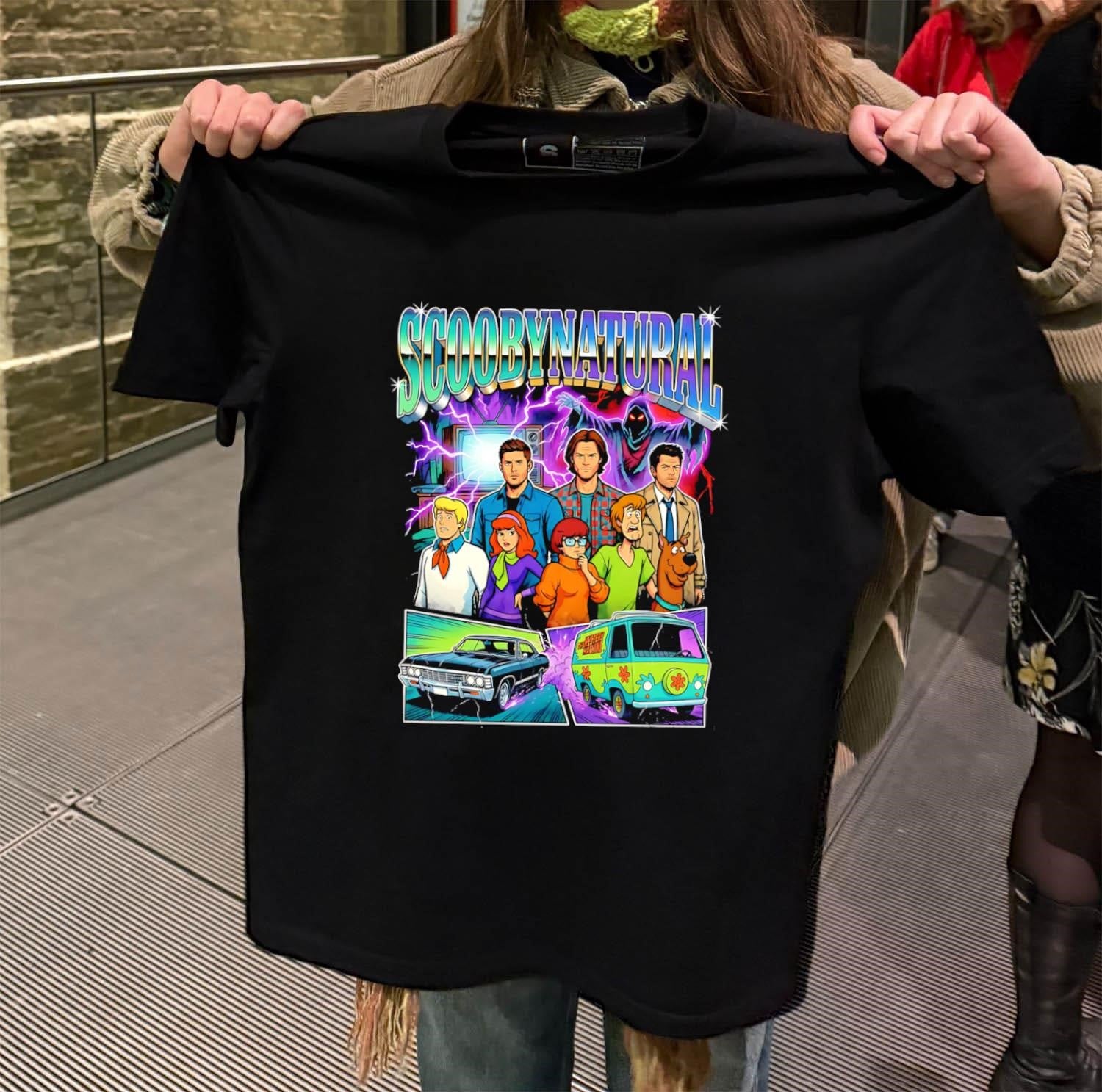Scoobynatural Supernatural Scooby Doo Mystery Machine Crossover Cartoon shirt