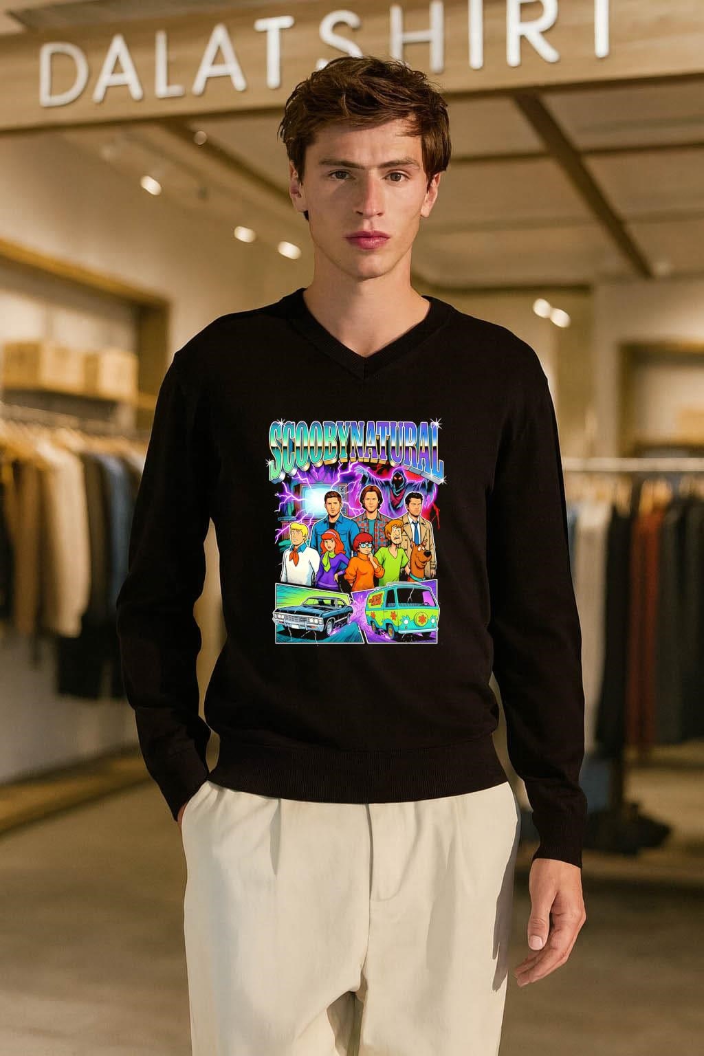 Scoobynatural Supernatural Scooby Doo Mystery Machine Crossover Cartoon shirt