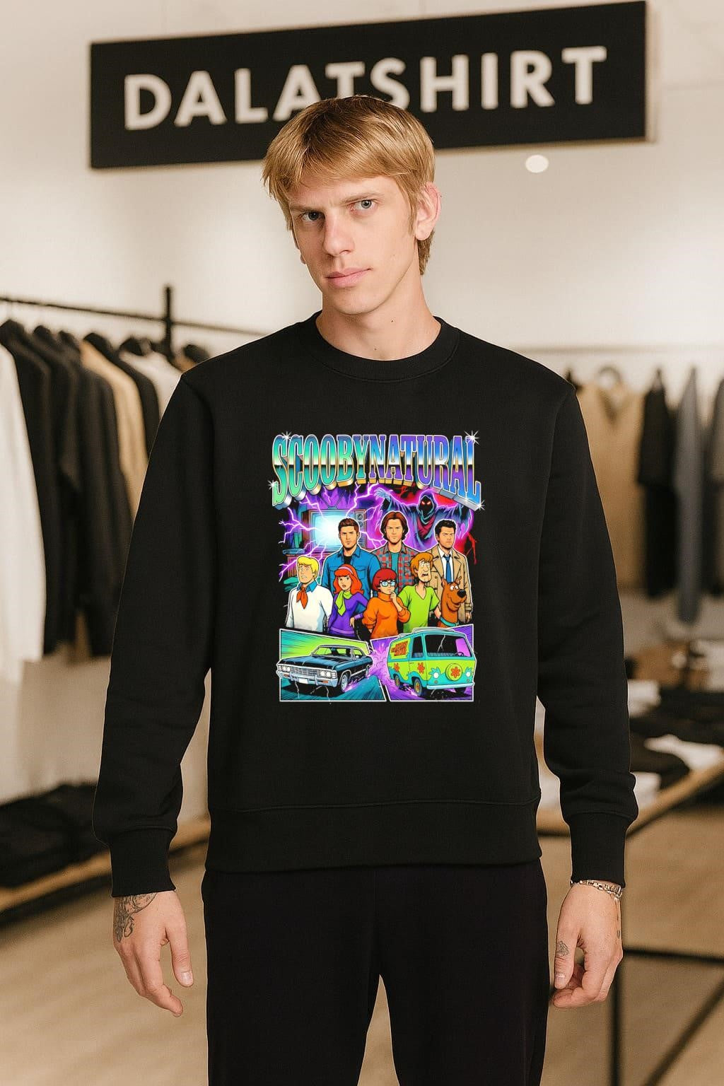 Scoobynatural Supernatural Scooby Doo Mystery Machine Crossover Cartoon shirt