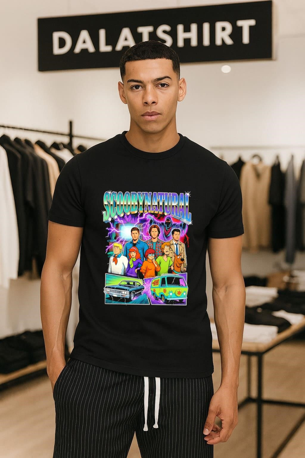 Scoobynatural Supernatural Scooby Doo Mystery Machine Crossover Cartoon shirt