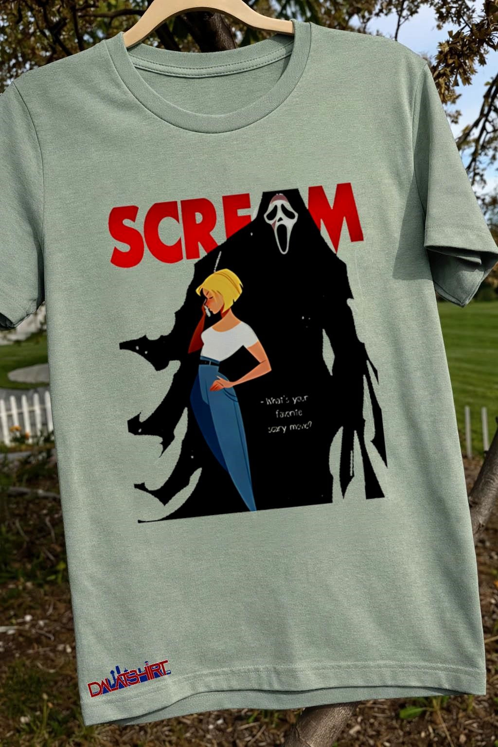 Scream Ghostface Favorite Scary Movie Horror Graphic shirt