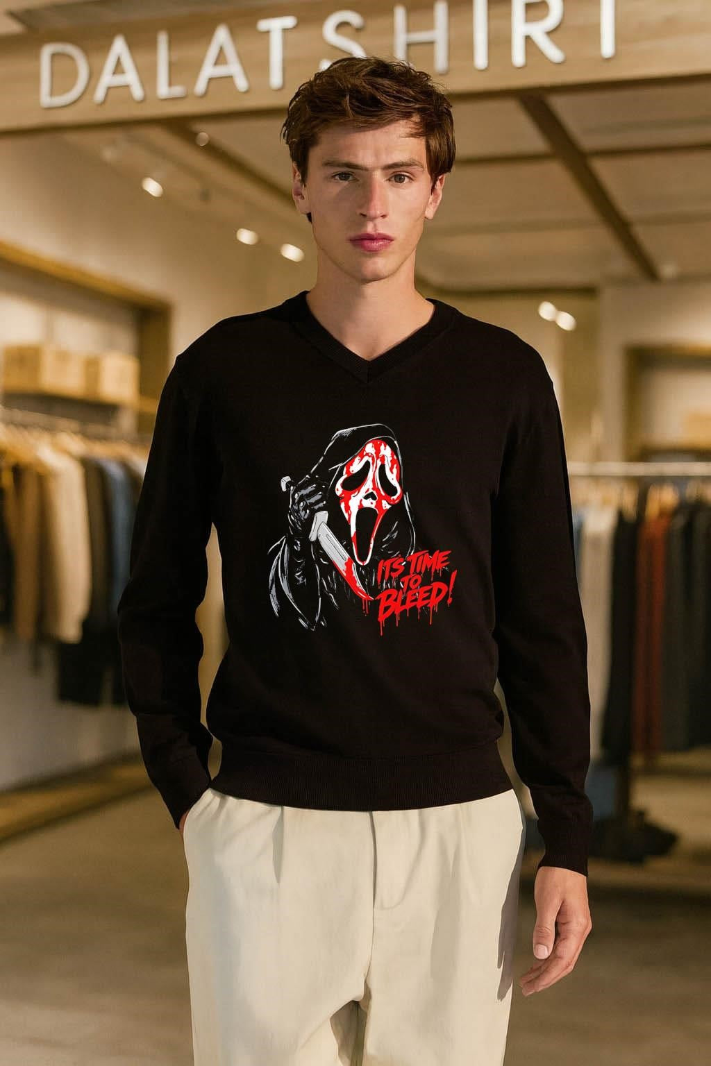 Scream Ghostface It’s Time To Bleed Horror Movie shirt