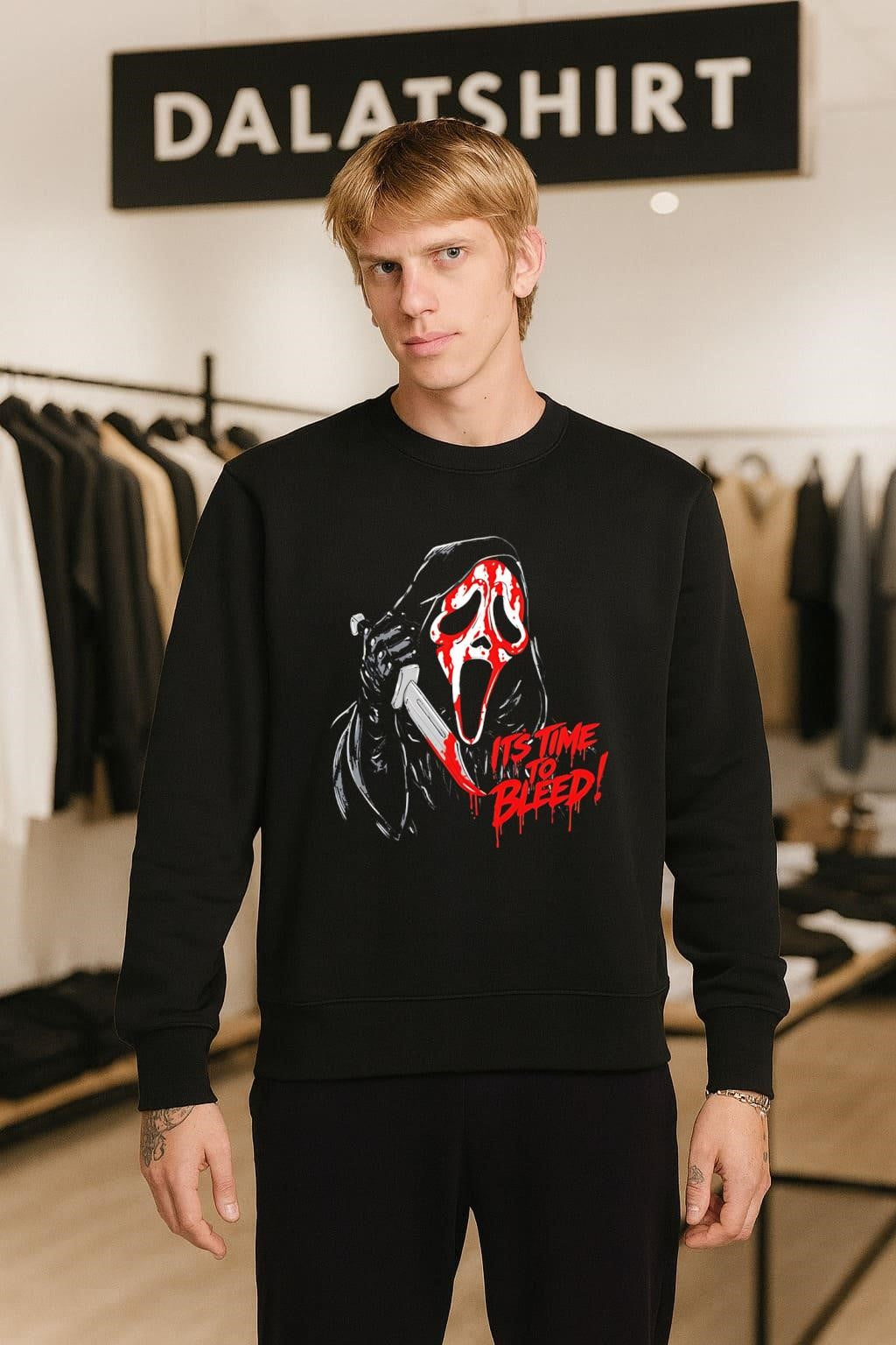 Scream Ghostface It’s Time To Bleed Horror Movie shirt